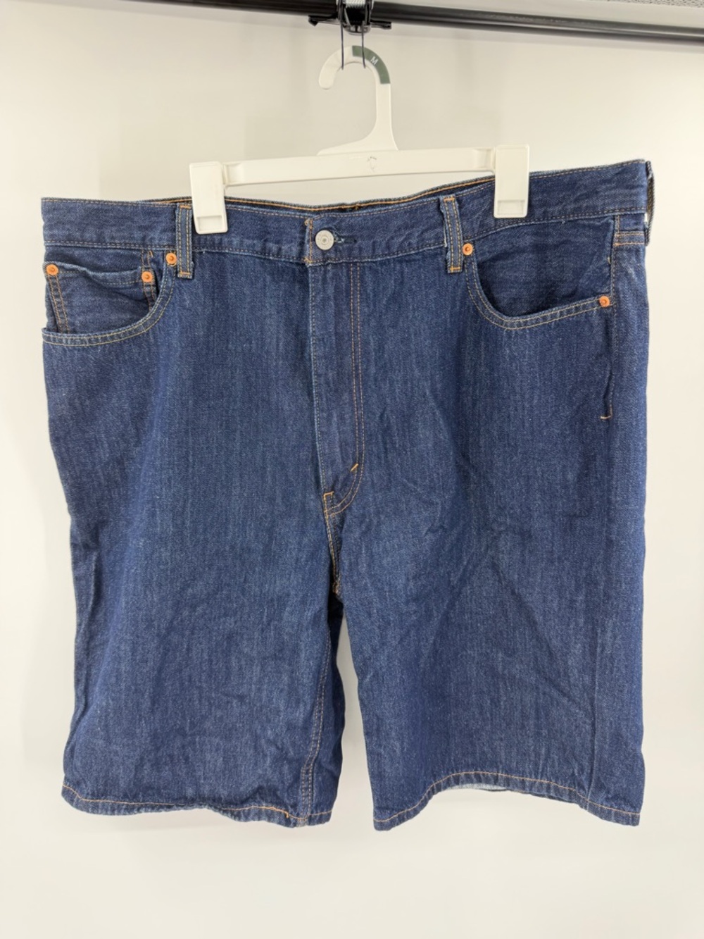Levi’s 469 Men’s 42 Dark Wash Jean Shorts 100% Cotton